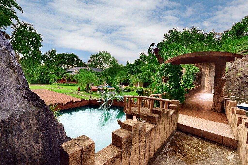 Eco wellness resort in the jungle